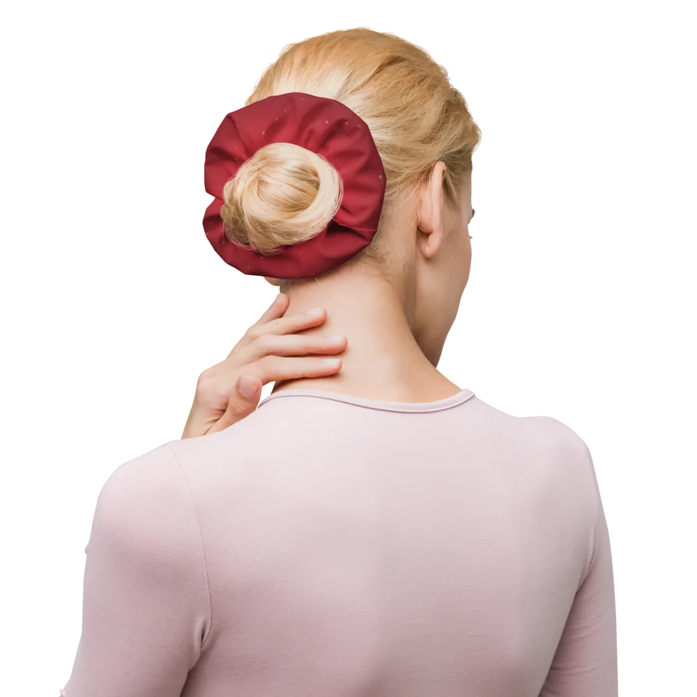 Aries Zodiac Scrunchie in Poppy
