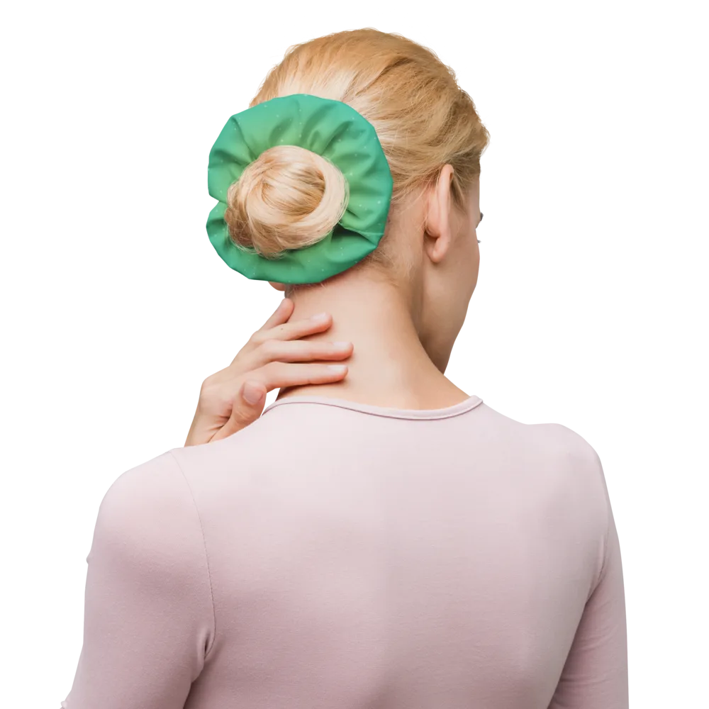 Gemini Zodiac Scrunchie in Lemon Lagoon