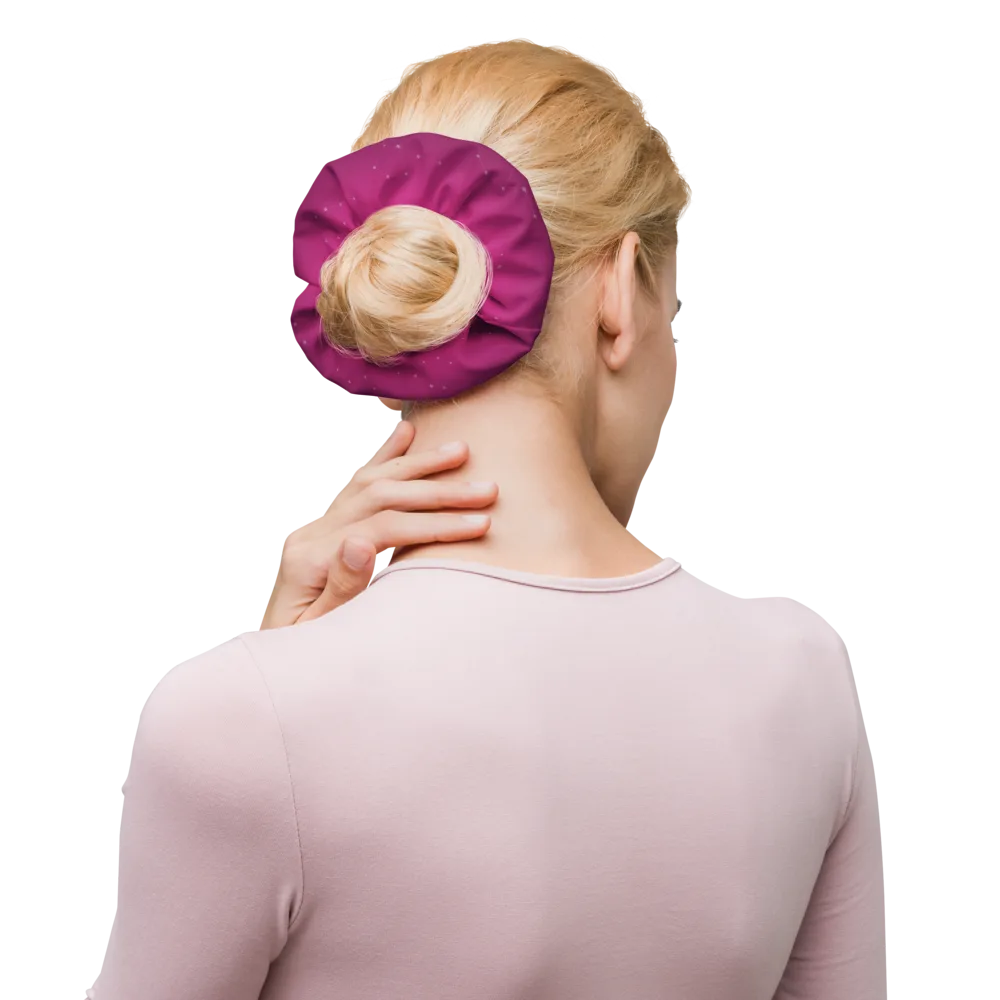Sagittarius Zodiac Scrunchie in Fuchsia