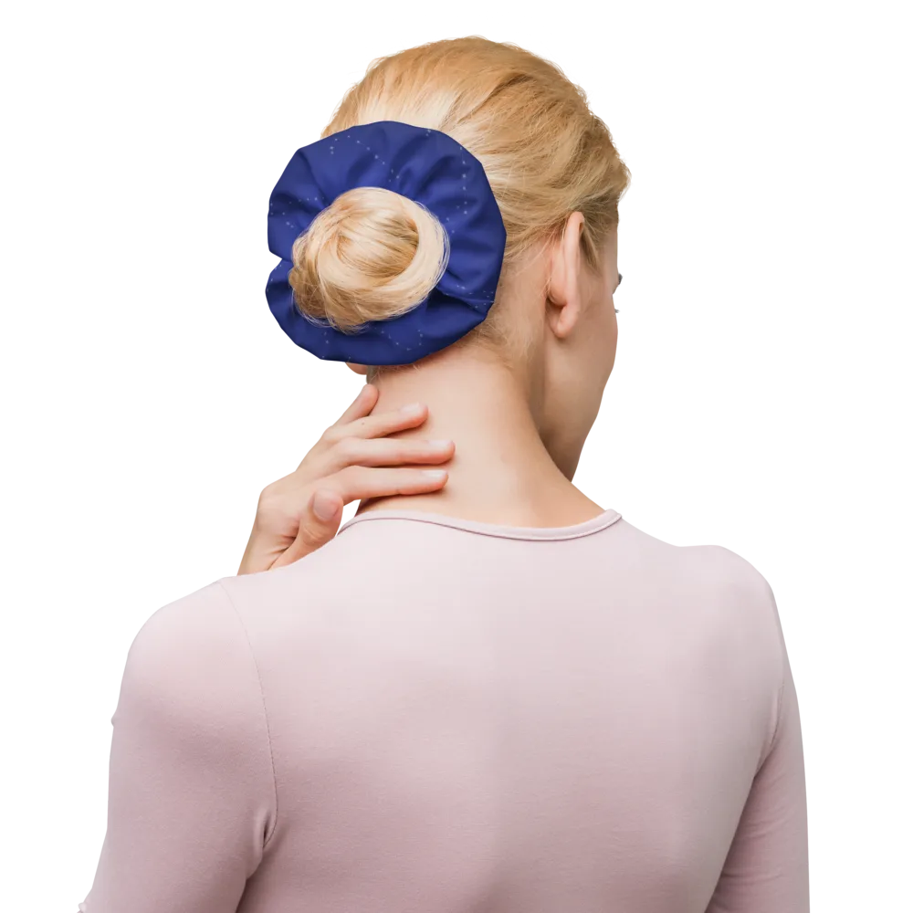 Scorpio Zodiac Scrunchie in Royal Blue