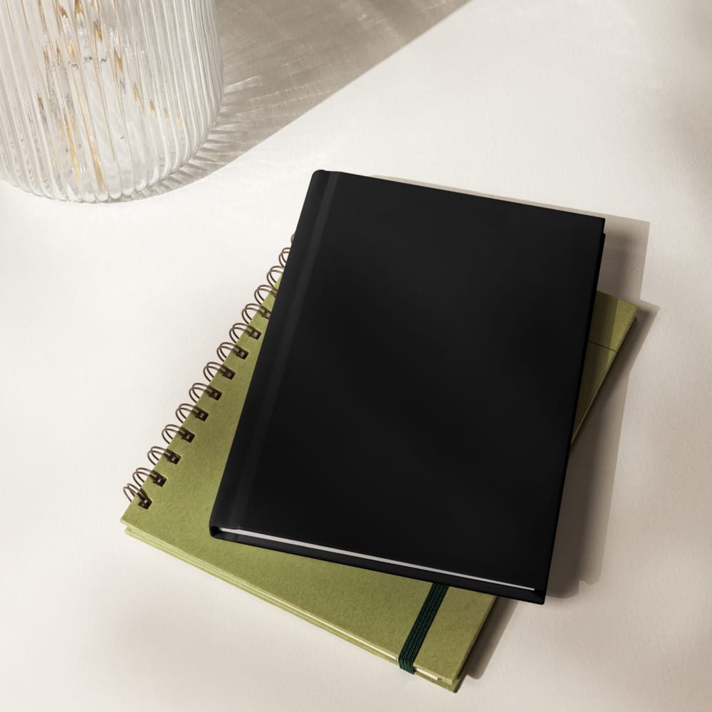 Virgo Zodiac Journal in Sage in a lifestyle setting