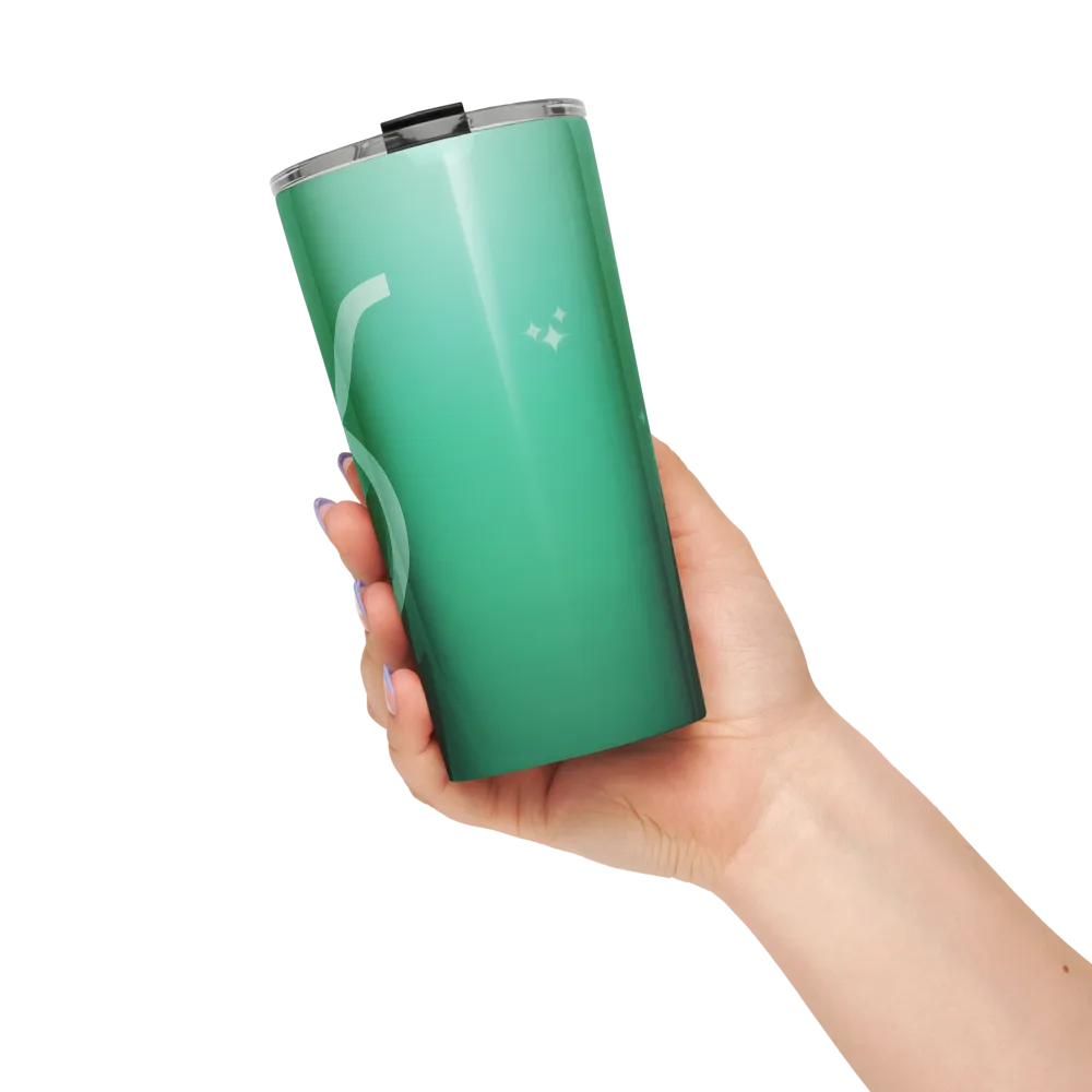 Taurus Zodiac Tumbler in Jungle in a lifestyle setting
